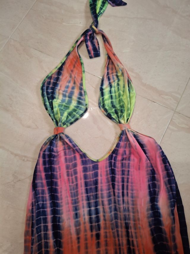 Vestido midi Shein multicolor