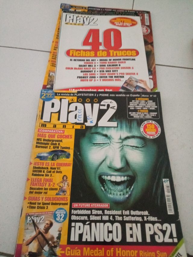 10 revistas de videojuegos PLAY 2