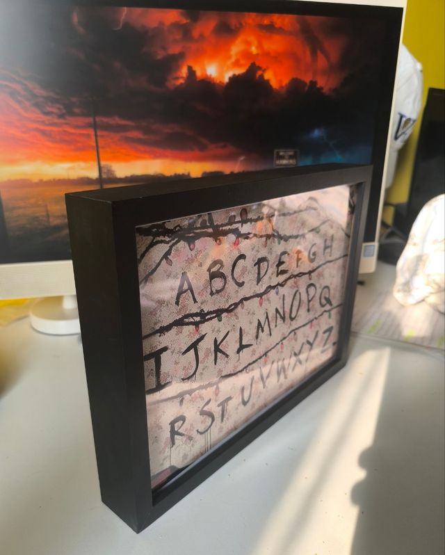 Stranger Things quadro espositivo luminoso 