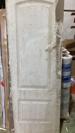 Puerta lacada blanca