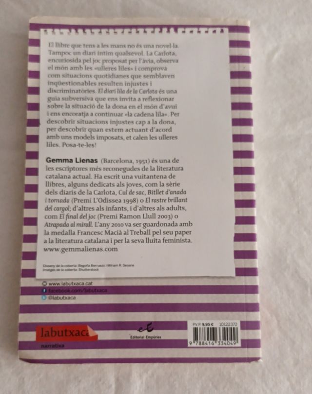 El diari lila de la Carlota: Un llibre sobre el...