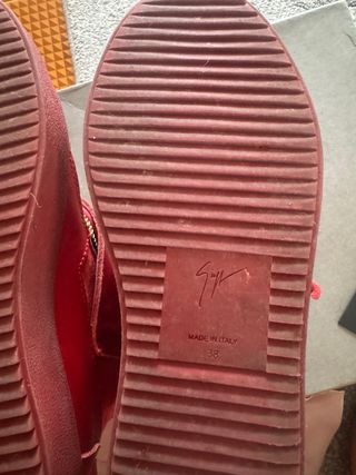 Zapatillas Giuseppe Zanotti rojas