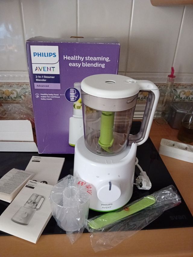 Philips Avent 2-en-1: Vaporera y Picadora