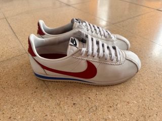 Nike cortez blancas y rojas