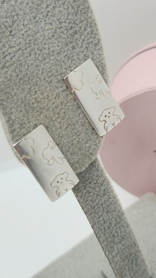 Pendientes Tous plata 1ª ley