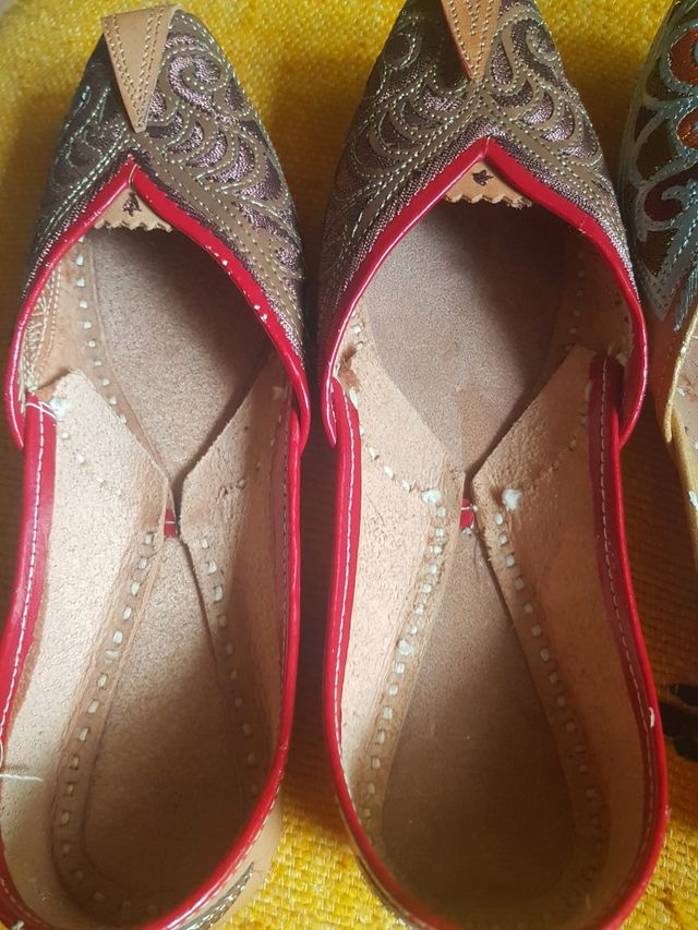 Babuchas artesanales multicolor - 20 Eu los 2 pare