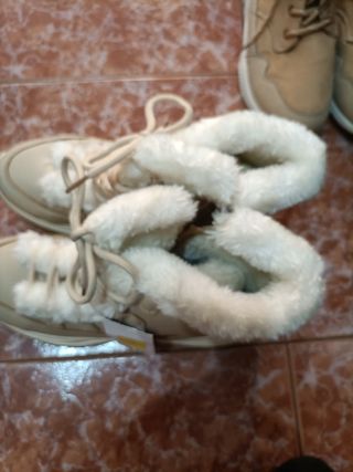 Botines beige talla 40 - 2 pares