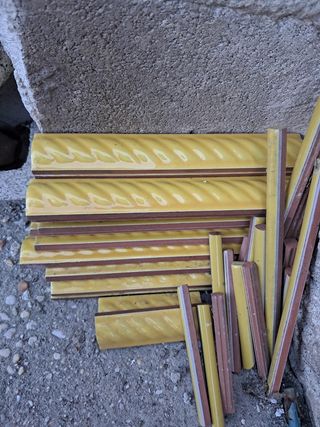 Azulejos vintage amarillos - 17uds