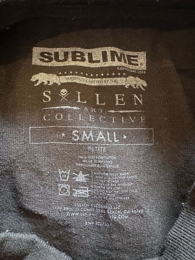 Camiseta Sullen negra talla S