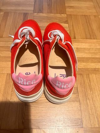 Zapatillas Rice rojas - Talla 45