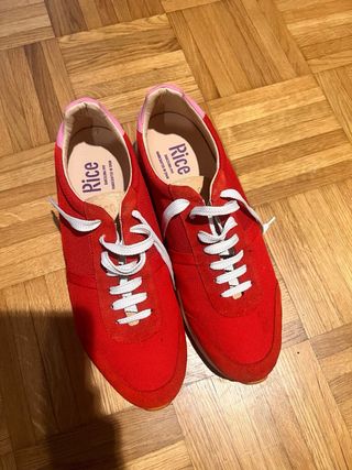 Zapatillas Rice rojas - Talla 45