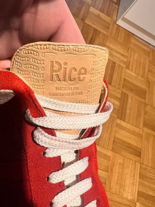 Zapatillas Rice rojas - Talla 45