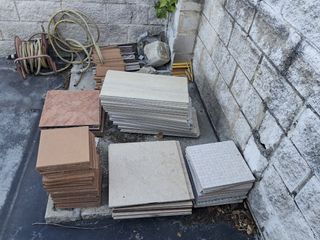 Losetas suelo varias - Obra