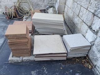 Losetas suelo varias - Obra