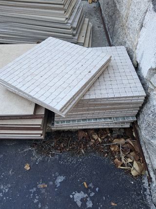 Losetas suelo varias - Obra