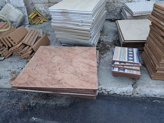 Losetas suelo varias - Obra