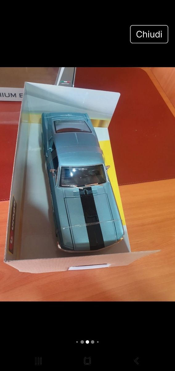 Ford Mustang GT Cobra Jet Bburago scala da 1/18