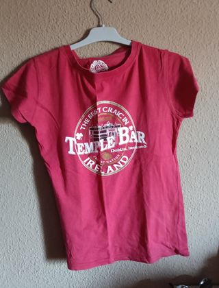 Camiseta Temple Bar - Roja