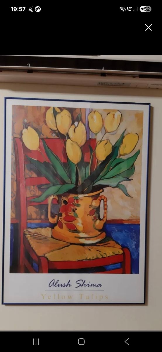 Cuadro Tulipanes Amarillos - Alush Shima