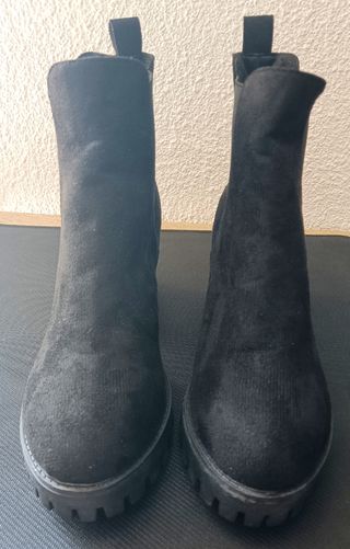 Botines negros tacón alto - talla 41