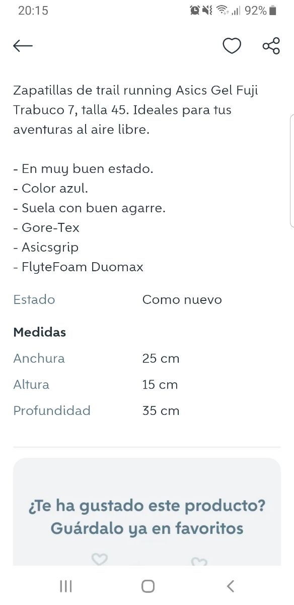 Zapatillas Asics Gel-FujiTrabuco 7