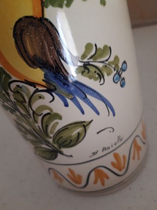 Vaso maiolica Dipinto a mano