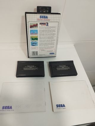 Lote de videojuegos Sonic para Máster Sistem.