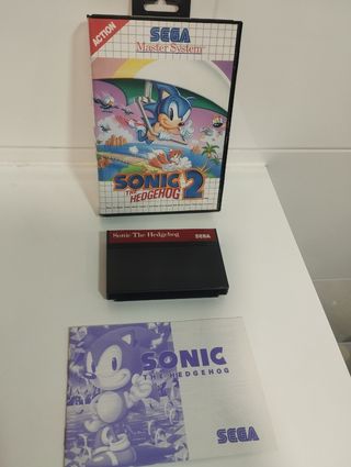 Lote de videojuegos Sonic para Máster Sistem.