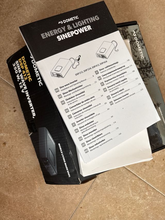 OCASION!!! Inversor corriente DOMETIC 350w Coche