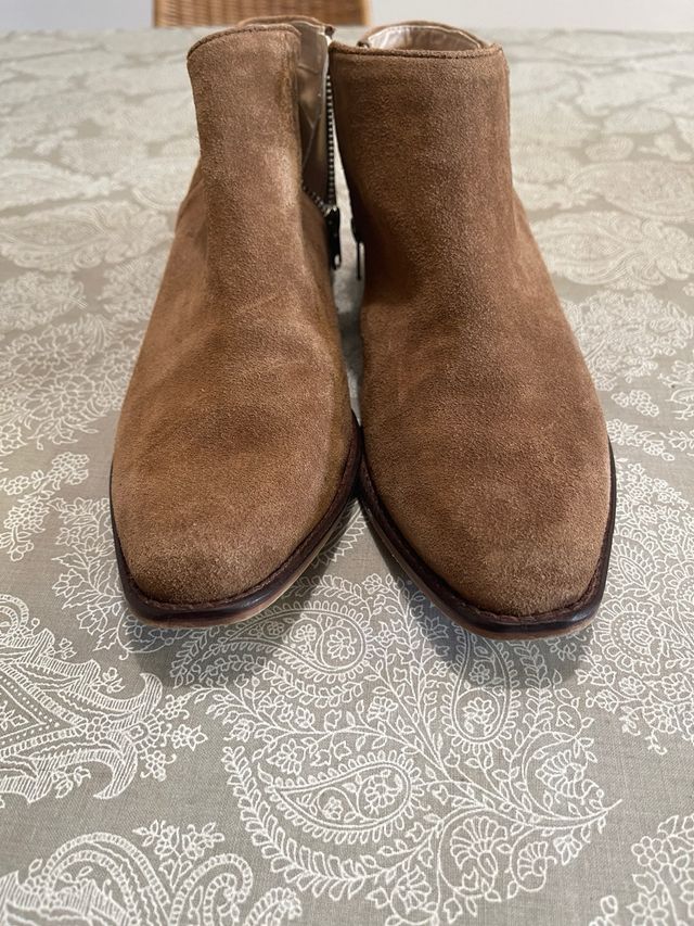Botines de ante Marrón - Nuevo Sin usar