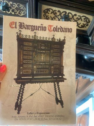 Bargueño antiguo estilo Toledo
