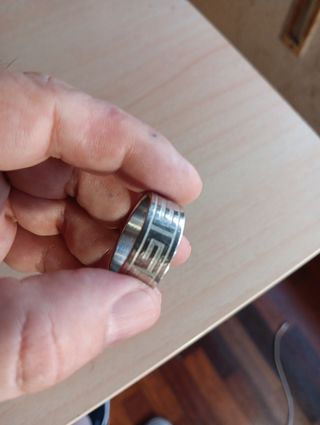 3 Anillos Plata Hombre - Nuevos