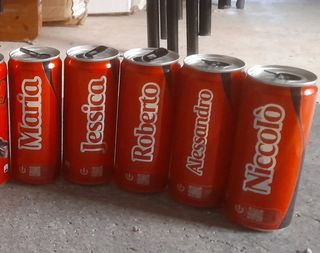 11 lattine CocaCola & Marvel