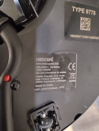 Cafetera Nescafé Dolce Gusto