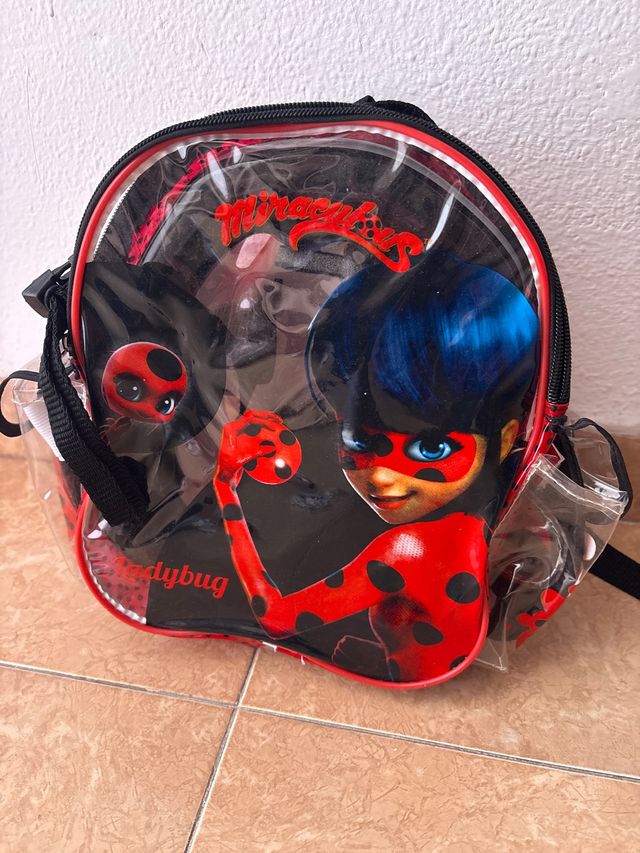 Mochila y protecciones Ladybug