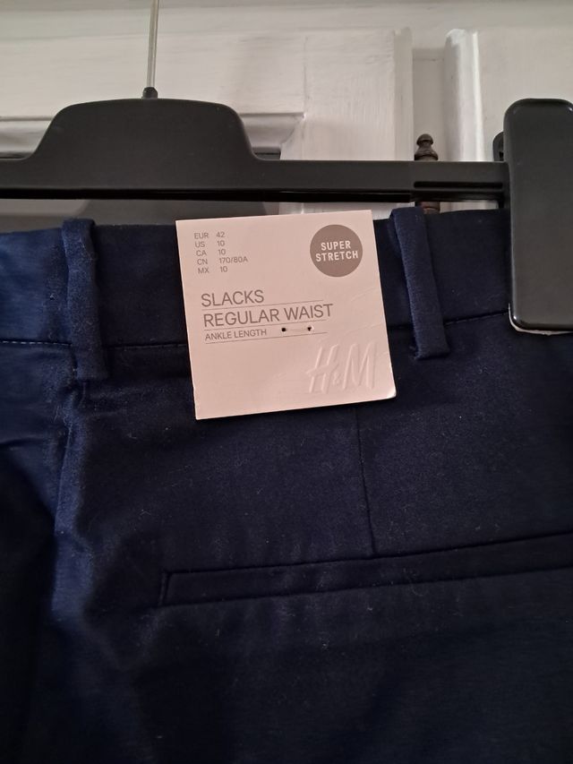 Pantalones pitillo HM - Azul Marino nuevos