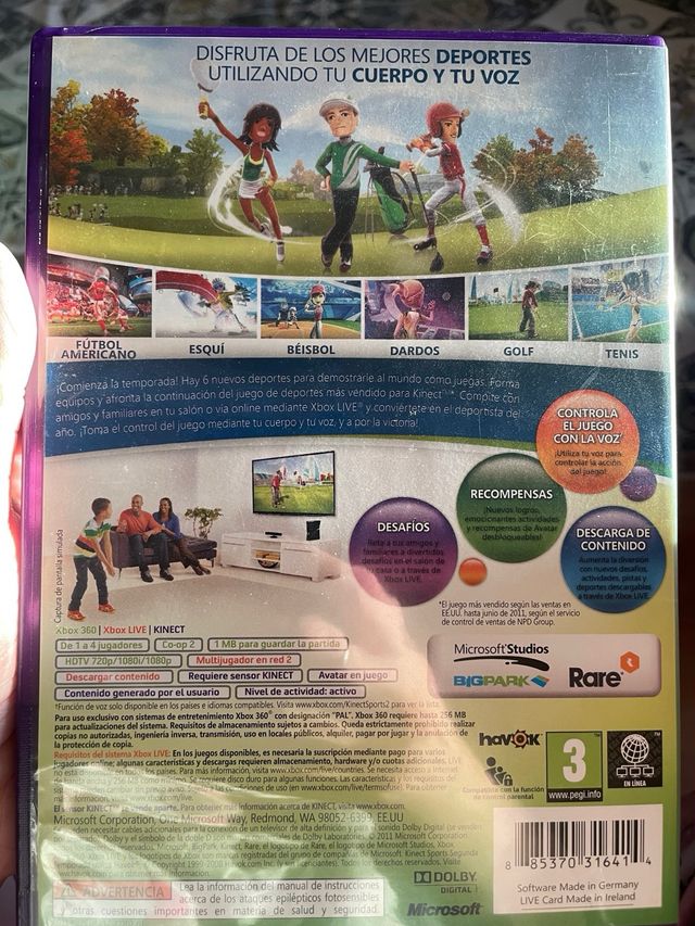 Kinect Sports 2ª Temporada Xbox 360