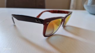 Gafas Rayban Wayfarer rojas y marrones