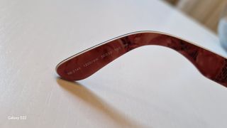 Gafas Rayban Wayfarer rojas y marrones