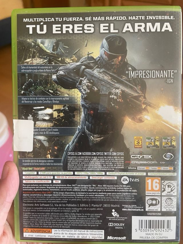 Crysis 2 - Xbox 360 PAL
