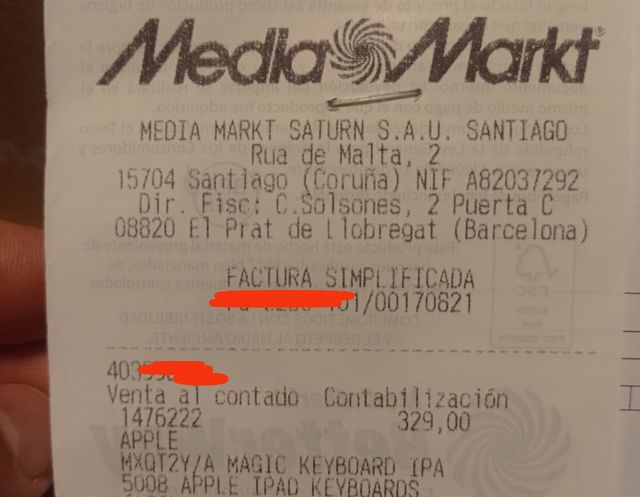 Teclado Mágico Apple - Gris Espacial,con garantía.