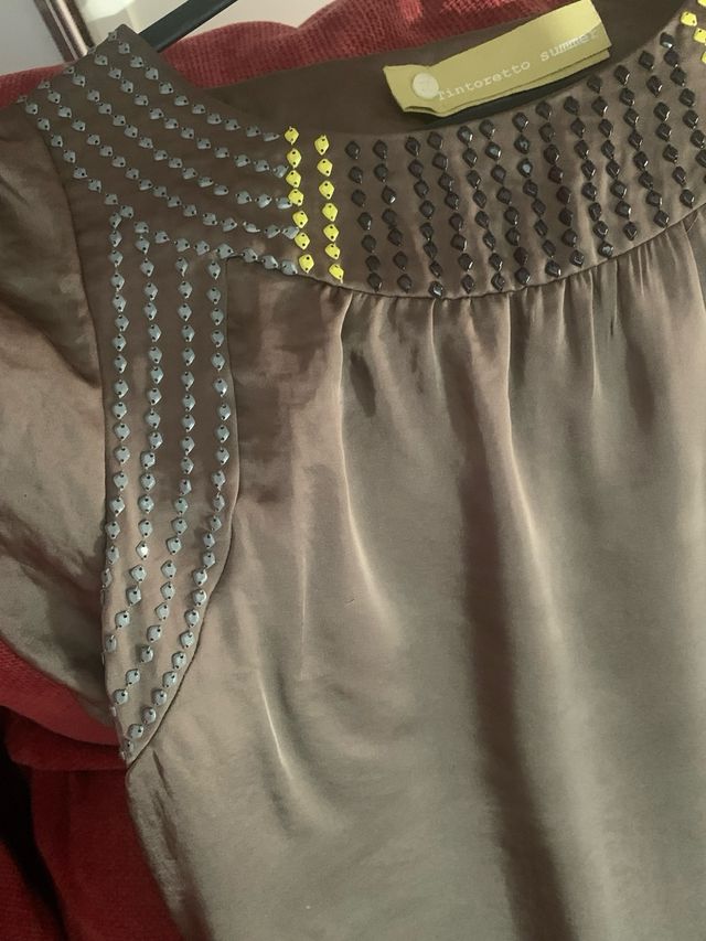 Vestido camisero verde oliva