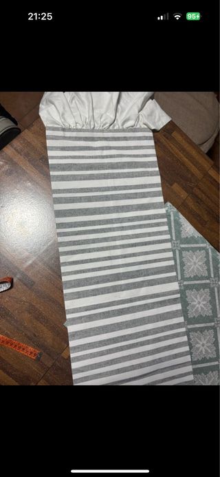 Runner Tavola Grigio Bianco