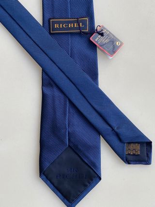 Corbata Richel azul marino nueva
