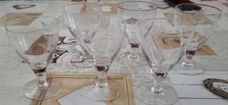 Set 6 Bicchierini Vintage Trasparenti