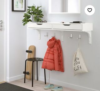 Mueble recibidor IKEA blanco - 2 cajones