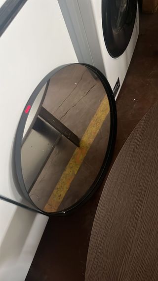 Espejo Redondo BD ART 50cm Negro