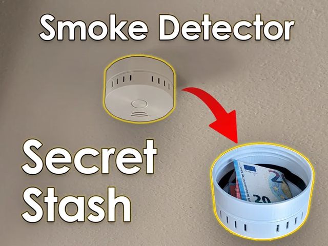Ocultador Detector humo Falso