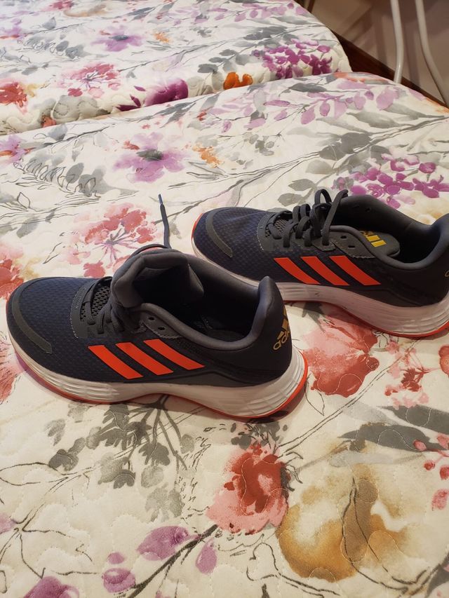 Adidas Duramo SL Street Running Shoe, Grey/Solar