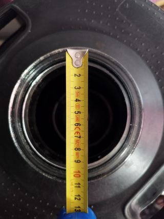 Garrafón cristal soplado - funda negra